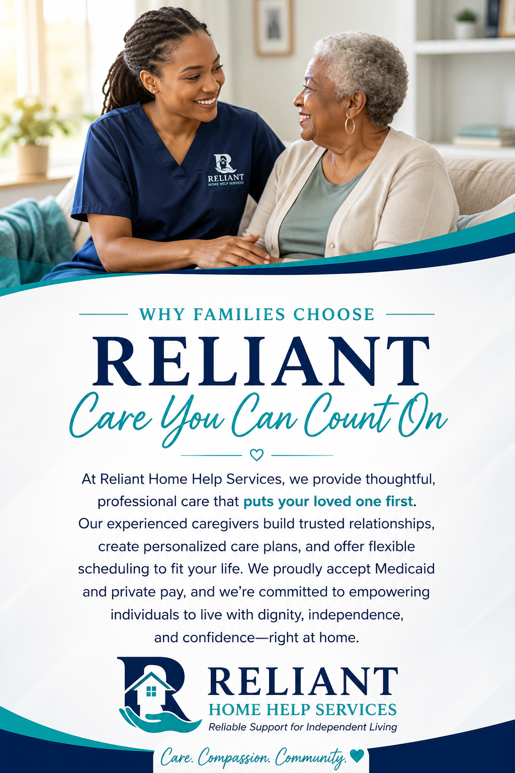 Why Families Choose Reliant — Care You Can Count On